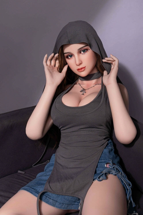 ECSTATOYS Scarlett 5.5FT 78LB Lifelike Life Full Size Body Silicone Big Jelly Breasts Girlfriend Standing Sex Doll Full Body Pussy Ass Sex Toy TPE for Men and Orgasm Vagina 3in1 Torso Pocket Pussy